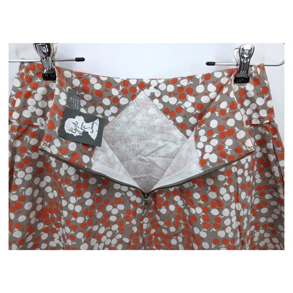 Anthropologie Girls from Savoy Apple Print Skirt - Picture 6 of 8